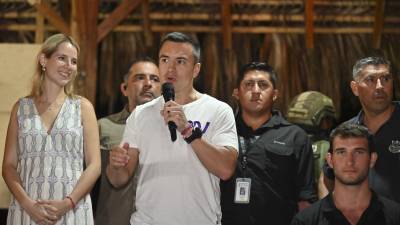 El presidente electo de Ecuador, Daniel Noboa, asumirá el poder en diciembre.