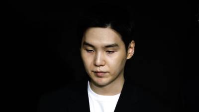 El cantante surcoreano Suga en una foto de archivo.