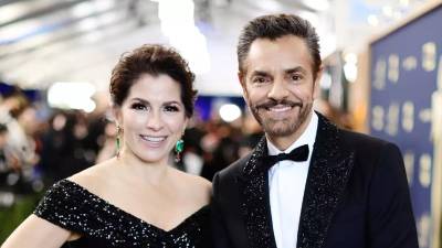 Eugenio Derbez y Alessandra Rosaldo en una foto de archivo.