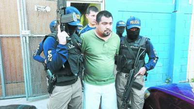 Francisco Alexander Álvarez fue capturado por la Fuerza Nacional Antiextorsión en el barrio Lempira, de Comayagüela.