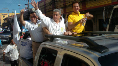 Nasralla realizó también realizó cierre de campaña ayer en La Ceiba.