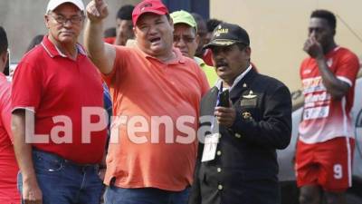 Ricardo Elencoff estuvo en el estadio muy pendiente del partido de la Real Sociedad ante Platense.