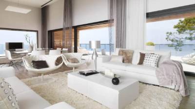 El blanco es el color de la temporada. Este tono aporta luz y pureza al hogar.