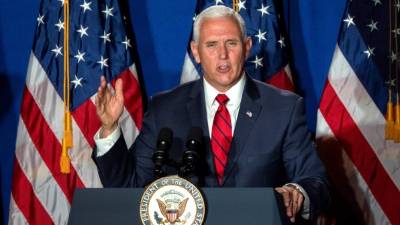El vicepresidente de Estados Unidos, Mike Pence. EFE