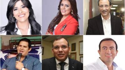 Waleska Zelaya, aspirante a diputada. Sobeyda Andino, precandidata a diputada. Mauricio Villeda, precandidato a diputado. Miguel Ángel Gámez Tosta, aspirante a parlamentario. Jorge Lobo, precandidato a diputado. Uvence Lara, aspirante a la alcaldía porteña