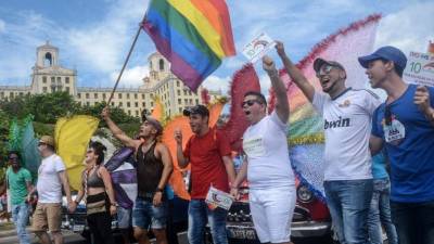 Muchos cubanos salieron a las calles a condenar la homofobia.