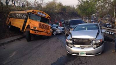 El accidente no dejó personas heridas. Foto tomada de @radiohrn