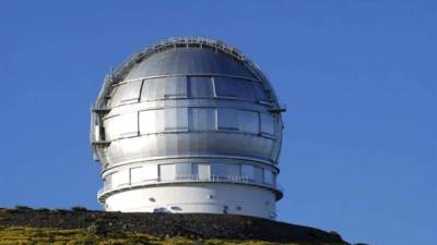 El Instituto español de Astrofísica de Canarias (IAC) informó de que se pudo confirmar el descubrimiento de esta galaxia aislada, que está en las proximidades del Grupo Local, por medio del Gran Telescopio Canarias (GTC) (en la imagen)y el Telescopio Nazionale Galileo (TNG). EFE/Archivo.