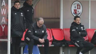 Marcelo Bielsa estaba decepcionado tras la dura derrota en la FA Cup.