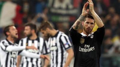 Sergio Ramos, al final del partido contra la Juventus.