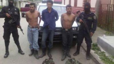 Los detenidos son Edwin Noé Pacheco López (18), Hernan Mejía Sosa (19) y un menor de 17 años.