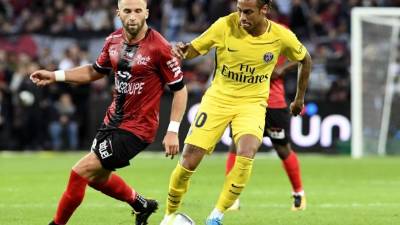 Neymar debutó con el PSG. Foto AFP