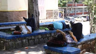 Así se pasan el día algunos estudiantes afines al movimiento huelguista.
