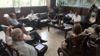 En la reunión participan autoridades de la Fuerza Nacional e Interistitucional, Poder Judicial y Ministerio Público.