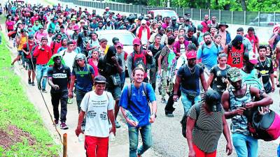 Muchas caravanas de migrantes se han formado en los últimos años en el país.