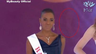 El supuesto fantasma de María José aparece al costado de la concursante de Haití.