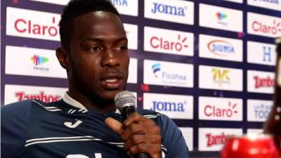 Maynor Figueroa compareció ante los medios en rueda de prensa.