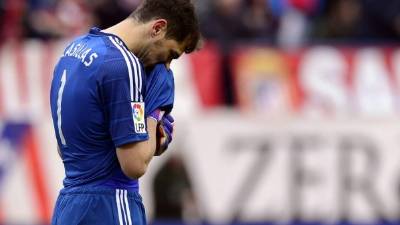 Iker Casillas lamentó la goleada que le endosó el Atlético al Real Madrid.