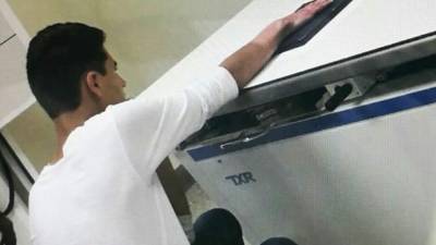 La evaluación fue practicada a José Carlos Zamora para corroborar el tiempo y tipo de lesión en su dedo índice.