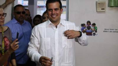 El gobernador puertorriqueño, Ricardo Rosselló.// Fot EFE/Archivo.