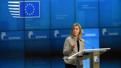 La jefa de la diplomacia europea, Federica Mogherini. Foto: AFP/Archivo