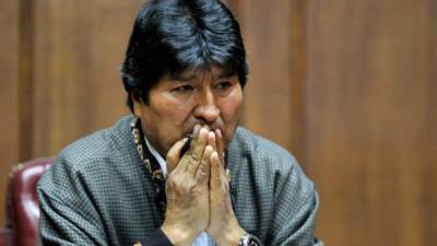 Evo Morales durante una conferencia de prensa este miércoles en Ciudad de México./AFP.
