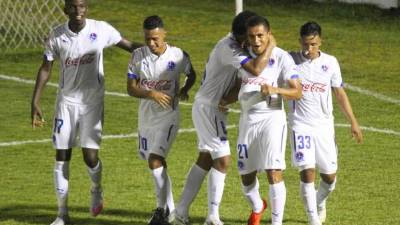Rojas celebró por primera vez en el torneo el pasado sábado frente a Victoria.