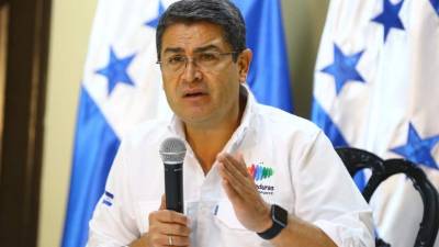 El presidente hondureño Juan Orlando Hernández Alvarado.