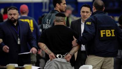 Las autoridades estadounidenses dieron un importante golpe a la MS-13 en California. Foto: Los Angeles Times.