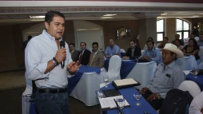 Juan Orlando Hernández, candidato presidencial por el Partido Nacional