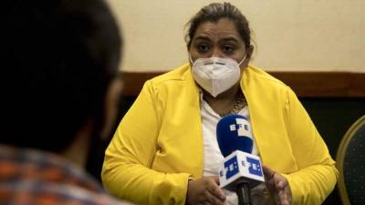 Yonarqui Martínez, durante una entrevista concedida a Efe en Managua, el pasado 21 de octubre.