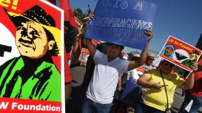 Las políticas antiinmigrantes de la administración Trump provoca protestas en muchas ciudades de Estados Unidos.