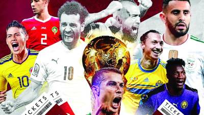 Cinco selecciones de África y dos de Europa conseguirán este martes el boleto al Mundial de Qatar 2022.