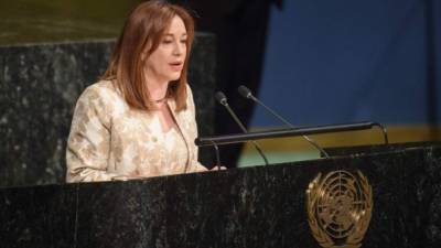 María Espinosa fue representante permanente de Ecuador ante la ONU en Ginebra (Suiza)./AFP.