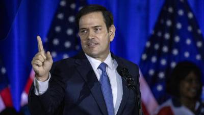 El senador por Florida de origen cubano, Marco Rubio, designado como nuevo secretario de Estado de EEUU.