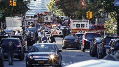 Ocho personas murieron y 15 resultaron heridas cuando un hombre condujo por un sendero para bicicletas en Manhattan.// Foto AFP.