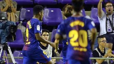 Antony 'Choco' Lozano suma su segundo gol con el Barcelona B.