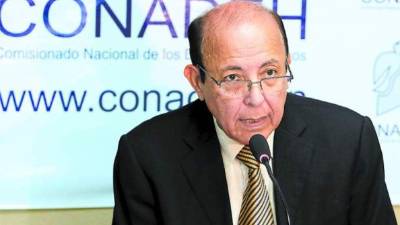 El titular del Conadeh, Roberto Herrera Cáceres. Foto de archivo.
