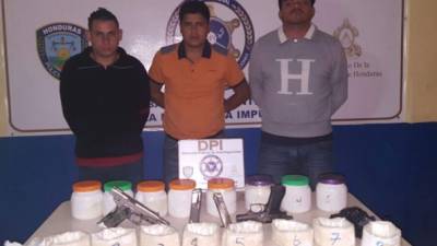 Ernesto Mendoza, Héctor Sabillón y José Gonzales son acusado de tráfico de droga.