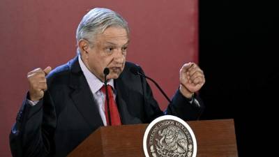 El presidente de México Andrés Manuel López Obrador. Foto: AFP