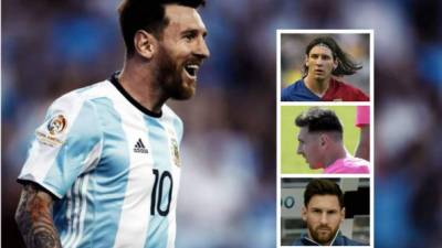 Repasa en esta fotogalería los cortes de pelo que ha ido teniendo el futbolista argentino del Barcelona, Lionel Messi, en su carrera deportiva.