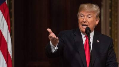 El presidente de EEUU, Donald Trump. Foto: AFP