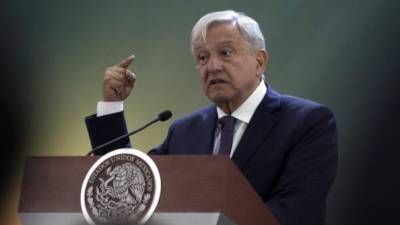 El presidente de México, Andrés Manuel López Obrador. Foto: AFP