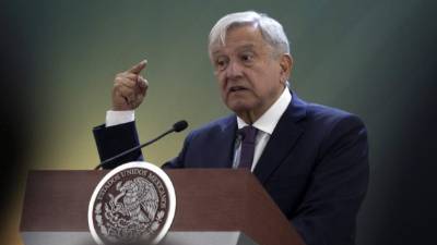 El presidente de México, Andrés Manuel López Obrador. Foto: AFP