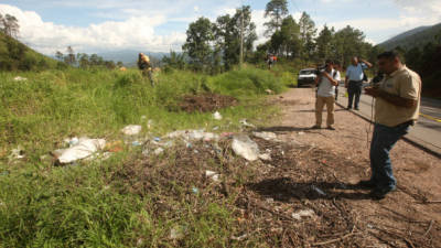 El cadáver fue trasladado a la morgue de Medicina Forense en Tegucigalpa.