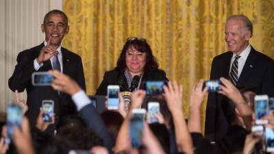 Obama celebró ayer su última recepción en la Casa Blanca por el mes de la herencia Hispana.