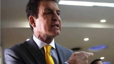 El presidenciable Salvador Nasralla del Partido Alianza de Oposición.