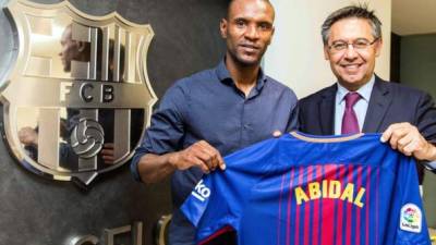 Eric Abidal ha sido nombrado nuevo secretario técnico del Barcelona. Foto AFP