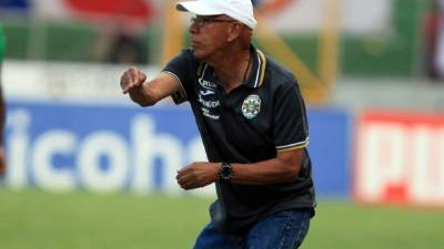 Jairo Ríos, durante el partido contra el Olimpia en la capital hondureña.