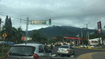 En San Pedro Sula hay condiciones inestables este miércoles.